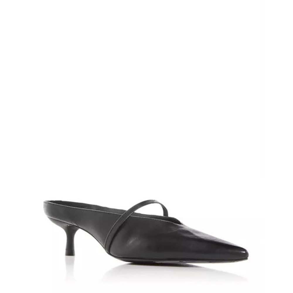 NWOB Simkhai Sylvie Pointed Toe Kitten Heel in Black Size 38